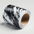 Aislamiento de calor Película decorativa de PVC de grano de mármol personalizado